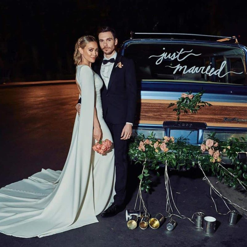 Hilary Duff Wedding Style