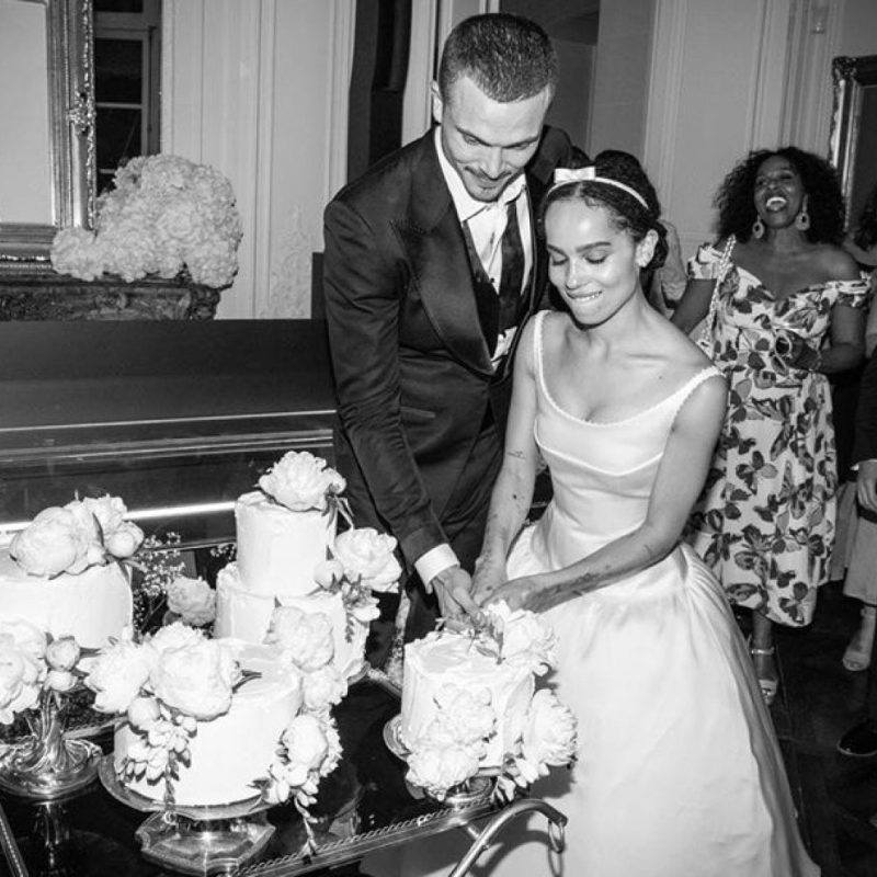 Zoe Kravitz Wedding Style