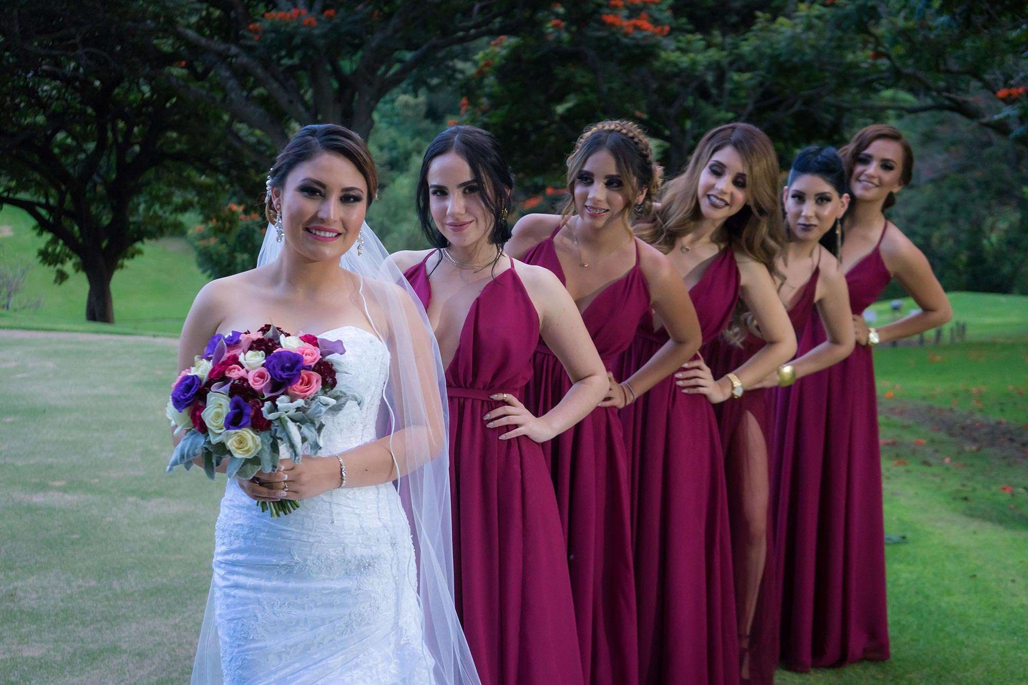 Matchy Matchy Bridesmaid Gowns