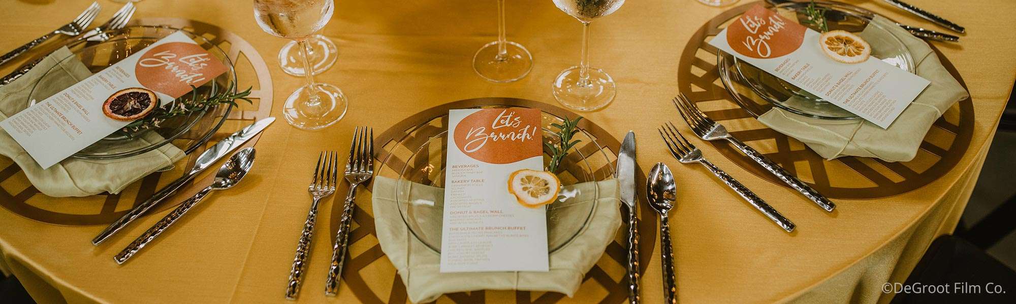 Six Ideas to Rethink Your Reception ©DeGroot Film Co. 6 Ways to Rethink Your Wedding Reception