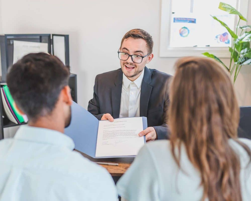 Signing Contract for Venue