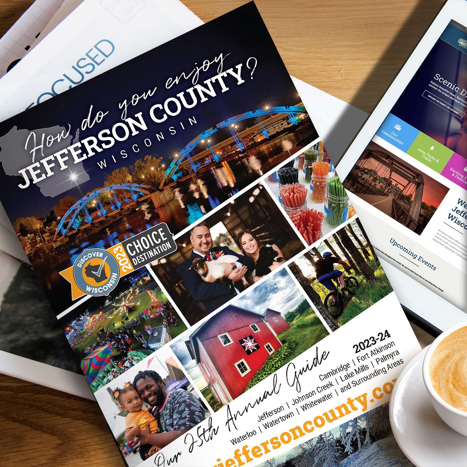 Local visitor guide for gift bag